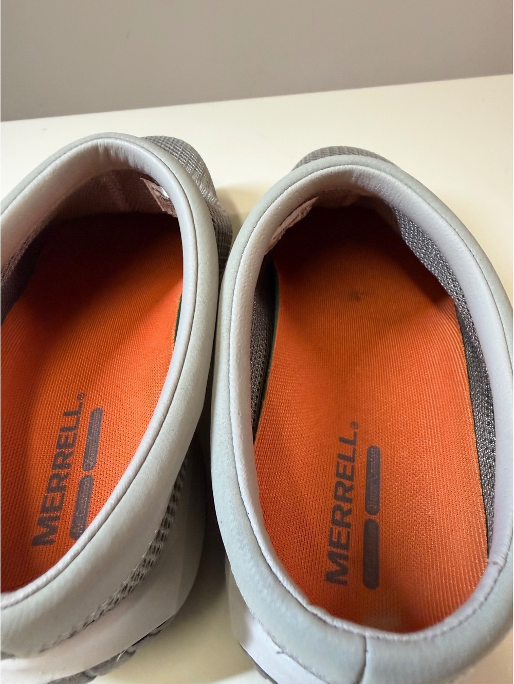 Merrell Gray Mesh Slip-On Clogs - Picture 9 of 9